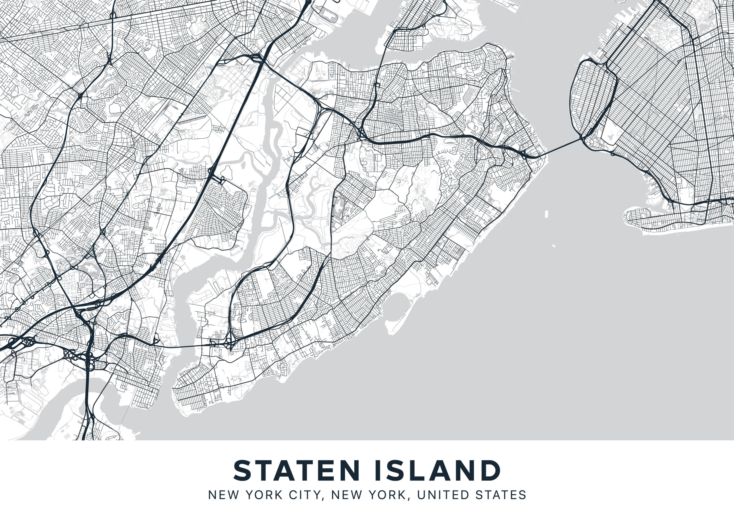 staten island map